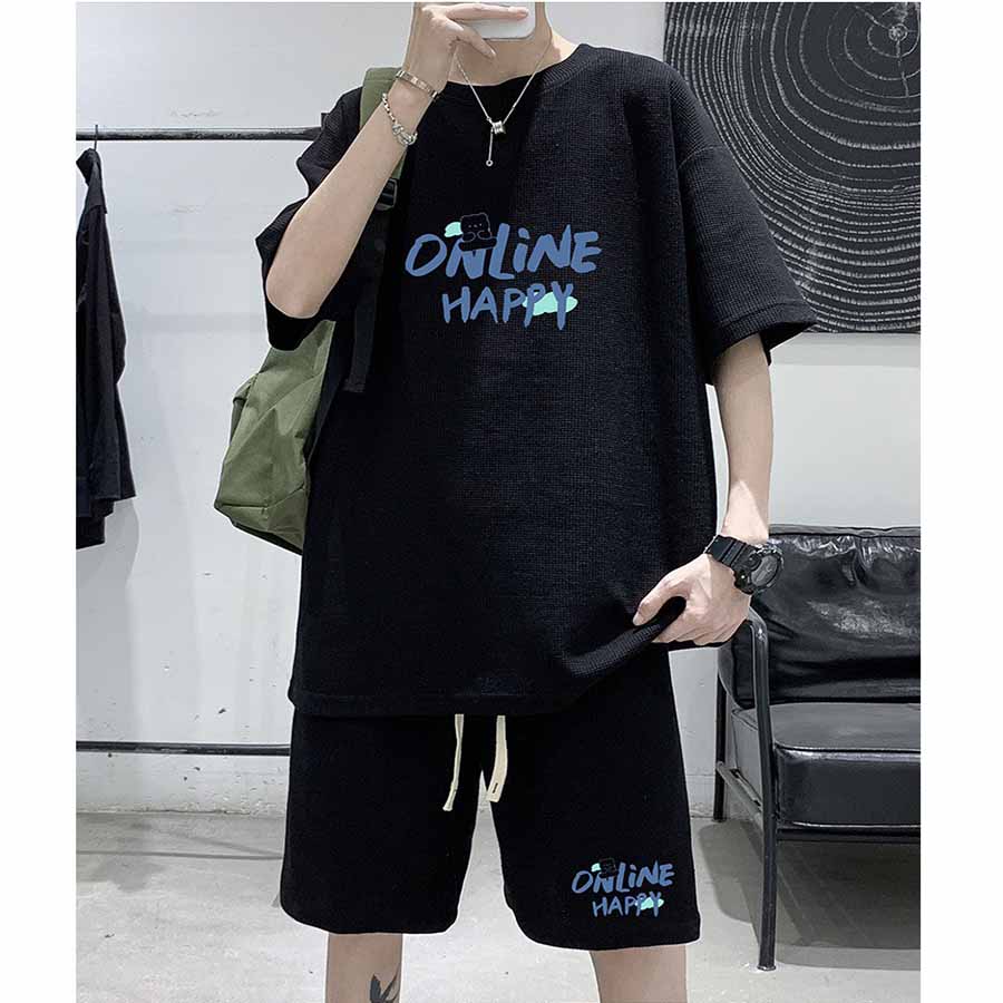 Bộ Thể Thao Nam Online Kèm Ảnh Thật loai mới / Set Đồ Bộ Thun lưới mè Nam - Nữ Ngắn Thể Thao cực chất cọc tay mùa hè - G9_shop S0