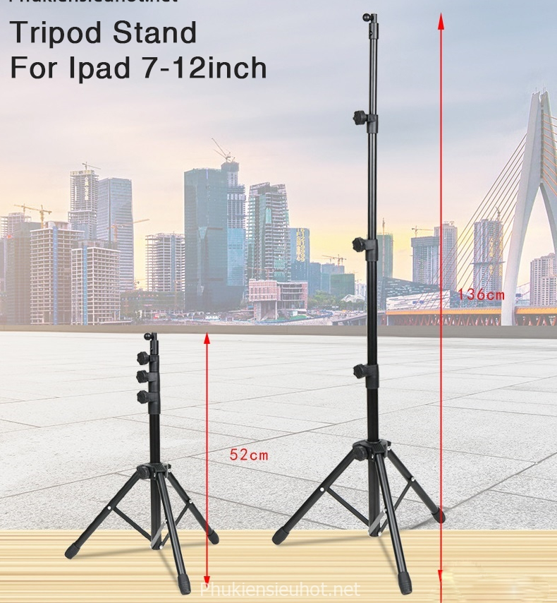 Giá đỡ 3 chân cho iPad Tripod Stand( hàng cao cấp)
