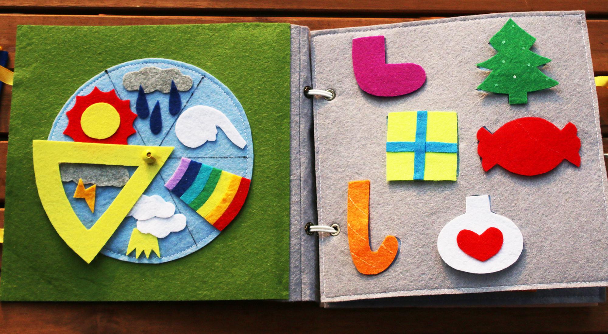 Sách vải Quiet Book cho bé / Busy Book