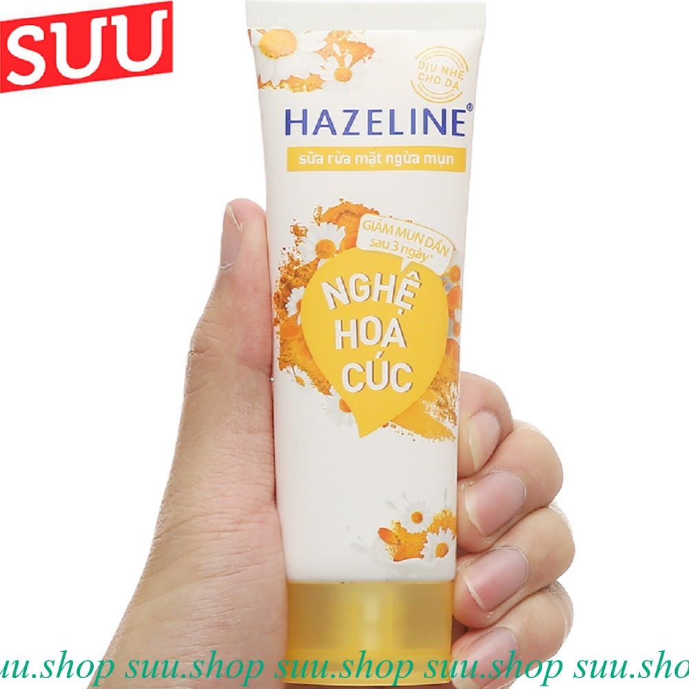 Sữa Rửa Mặt Hazeline 50g Nghệ Hoa Cúc