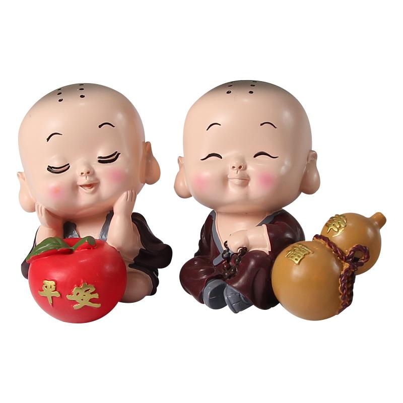 [HCM]Tượng chibi chú tiểu hạnh phúc