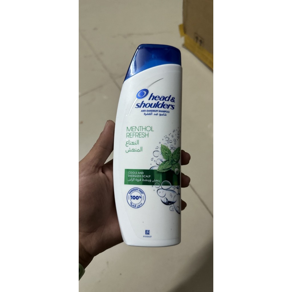 Dầu Gội Head & Shoulder cool menthol bạc hà mát rượi 850ml