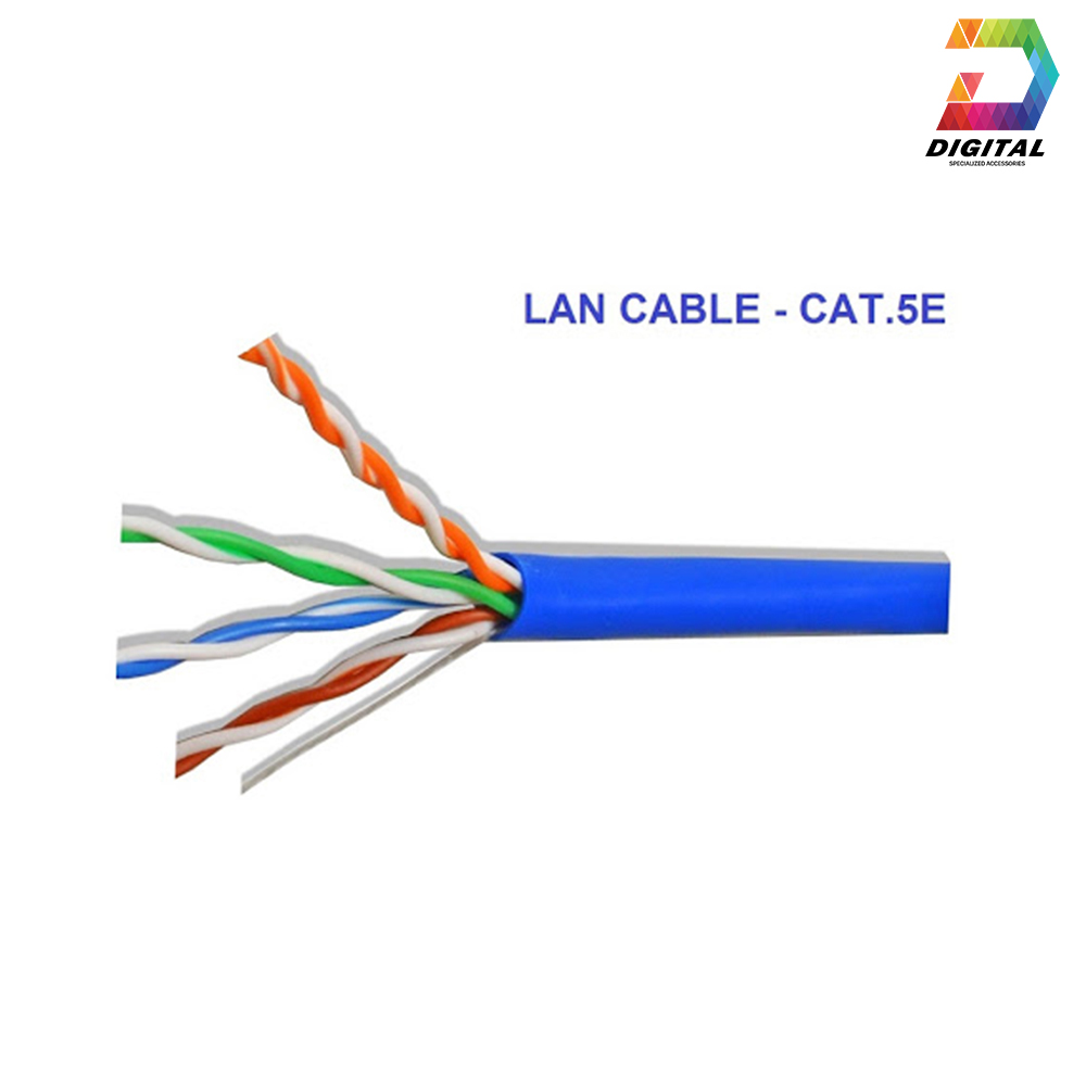 Cáp Mạng 2 Đầu Bấm Sẵn Tốc Độ CAT 5E LXF Dài 10M
