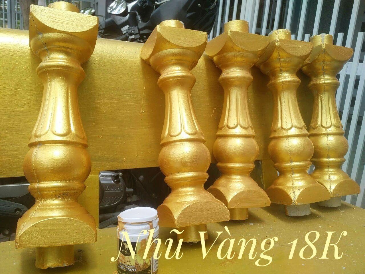 SƠN NƯỚC NHŨ VÀNG 1K YES PAINT 850GRAM