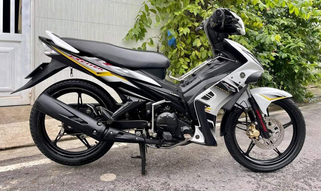 Tem rời exciter 2006-2010 dán xe trắng đen - tem chuẩn đẹp