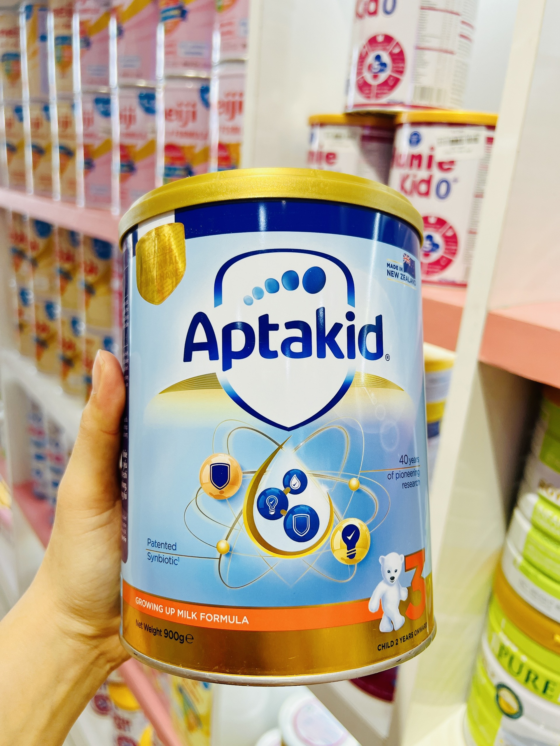 ( Date 2024)Sữa bột Aptamil hộp thiếc số 1/2/3 (900g)