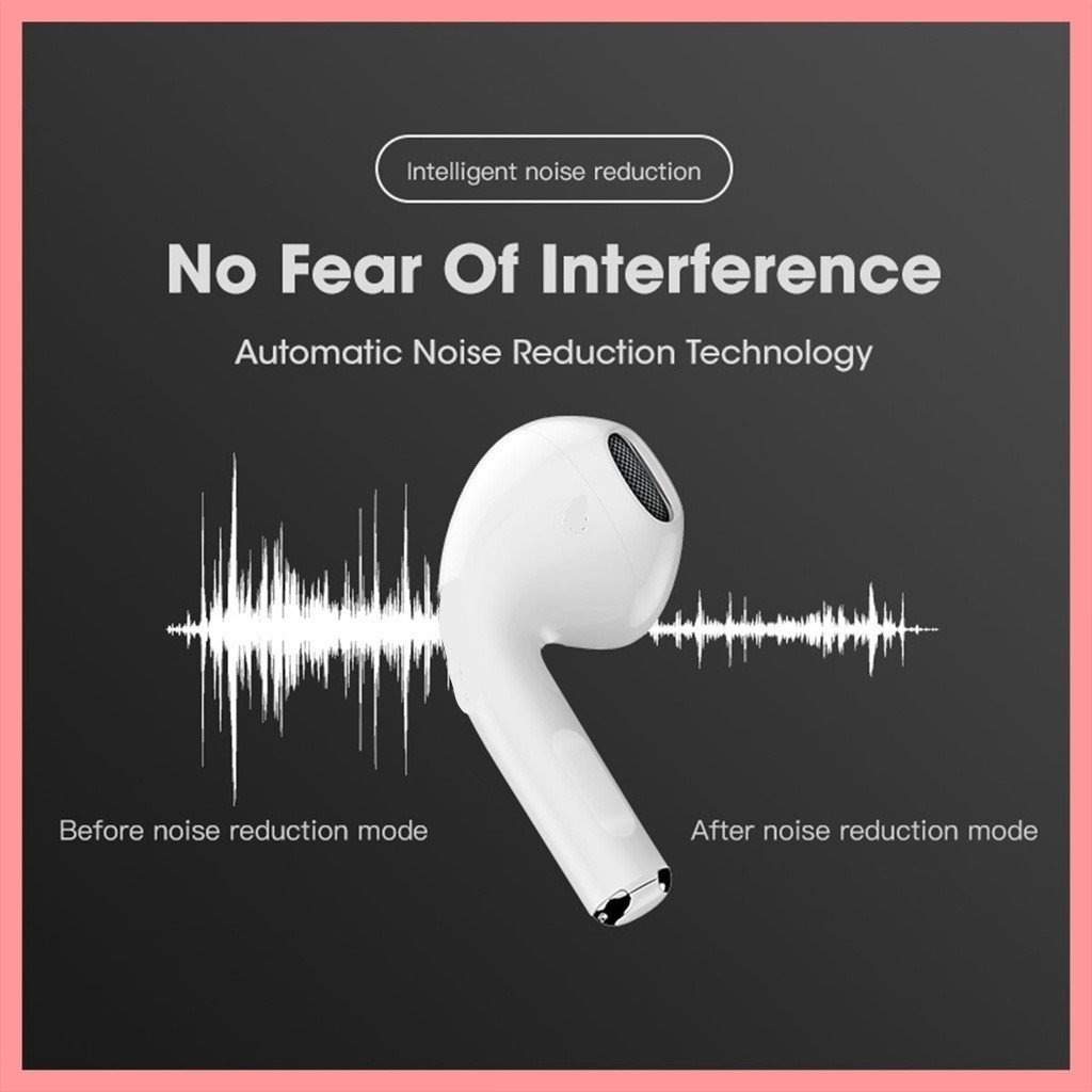 Tai nghe bluetooth không dây Inpods PRO 4 - Tự động kết nối khi mở nắp máy - Nghe nhạc cực êm - BẢO HÀNH 1 ĐỔI 1