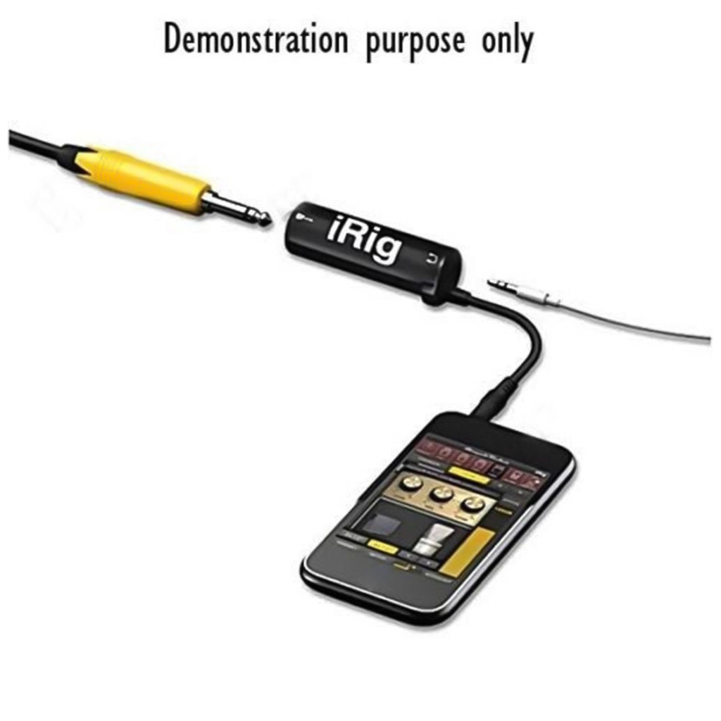 irig thiết bị thu âm dùng cho Điện Thoại và các thiết bị di động Hỗ trợ phần mềm điện thoại Android và IOS Có Thể dùng Test tone đàn Guitare