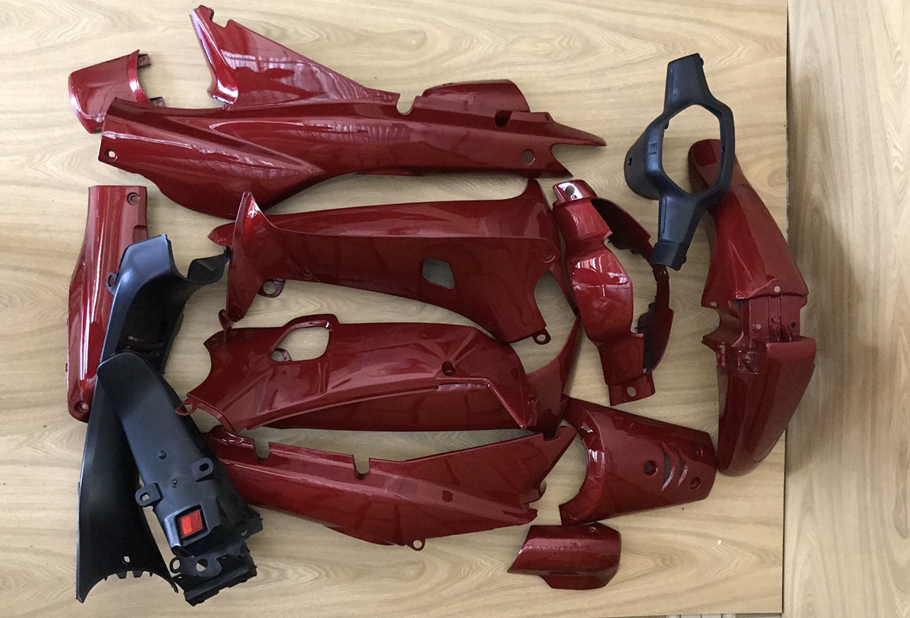 DÀN ÁO WAVE NHỎ ĐỎ ĐÔ(ĐUN) RÁP LÊN ZIN CHO WAVE @ 2000-2007,WAVE TRUNG QUỐC,LIÊN DOANH HAY WAVE ZX THÁI HÀNG LOẠI TỐT