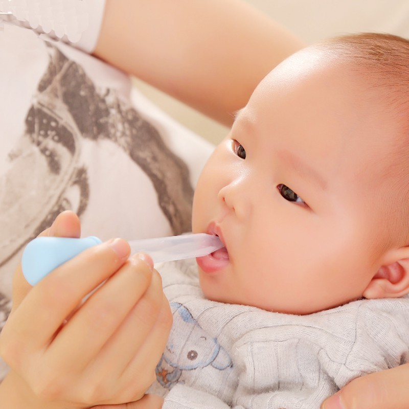 Ống bóp silicone mềm dùng đút sữa , nước cho bé U2025
