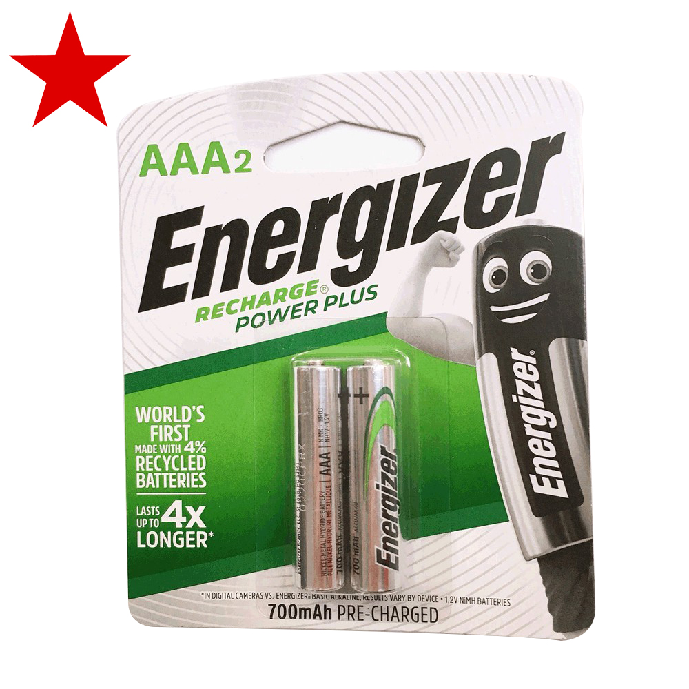 1 vỉ pin sạc đũa AAA Energizer 700mAh chính hãng