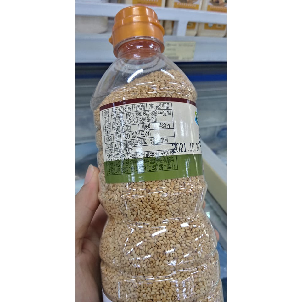 Korean Roasted Sesame Seeds 430g - 복음참깨