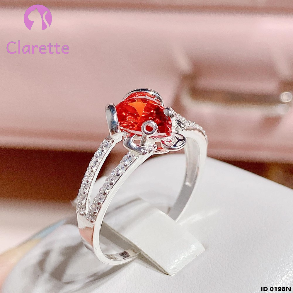 Nhẫn bạc hình cóc Clarette 0198N