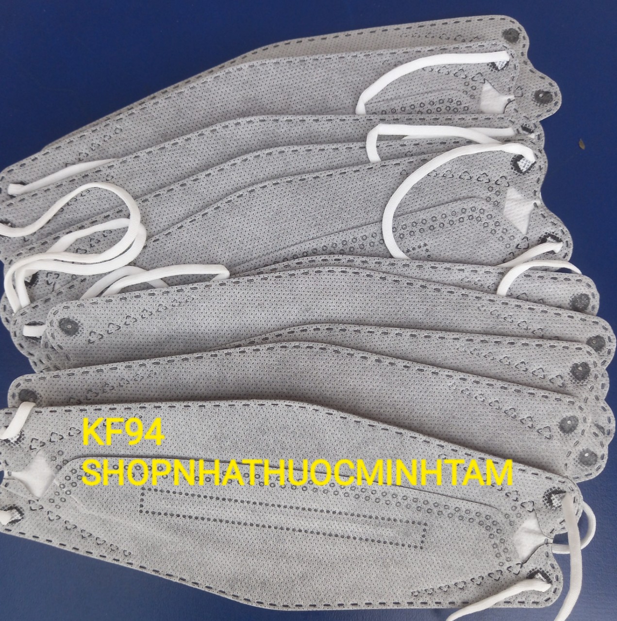 KHẨU TRANG KF 94  ( 1 BỊCH 10 CÁI ) MÀU XÁM