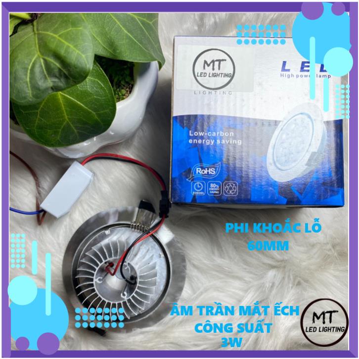 Đèn âm trần mắt ếch 3W, 5W, 7W,12W cao cấp