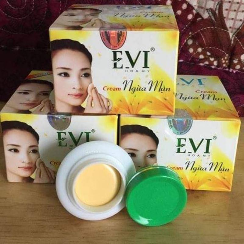 Kem EVI ngừa mụn, trắng da 15gam