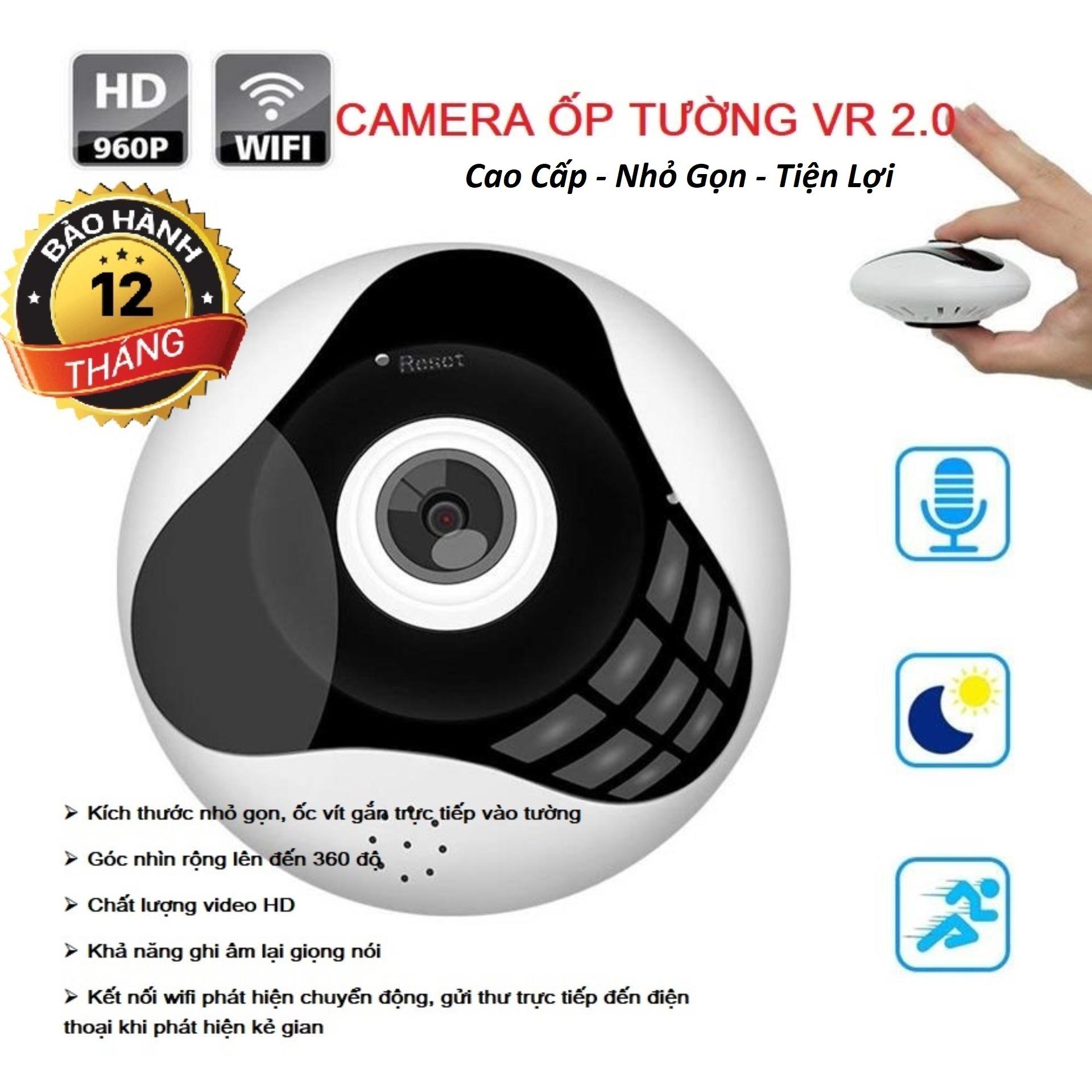 Camera ốp trần hồng ngoại wifi, Camera ốp trần 360 VR2.0 cho hình ảnh sắc nét, chân thực. Thiết kế tinh tế, thẩm mỹ cao,nhỏ gọn ,dễ sử dụng , sản phẩm được bảo hanh 1 đổi bởi Minh Tuấn Store