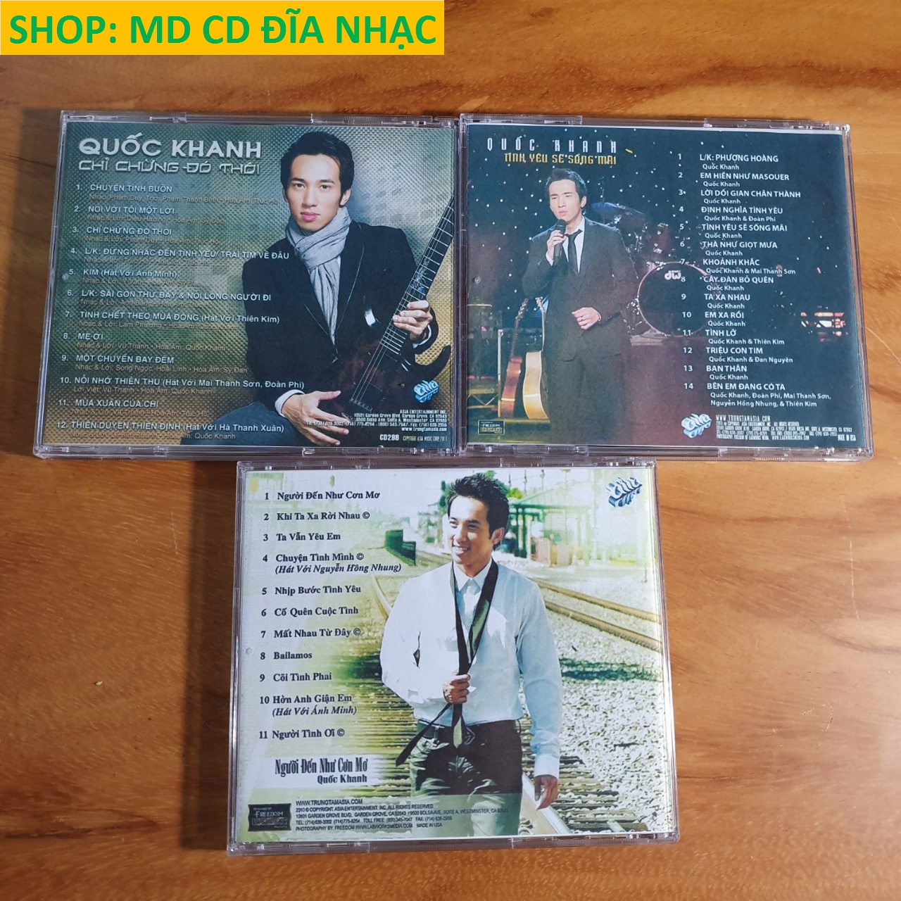 [MDCD] Bộ 3 Đĩa CD Quốc Khanh chọn lọc