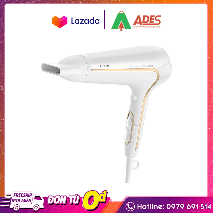 Máy sấy tóc philips hp8232/00 2200w - đa dạng chế độ sấy - hàng chính hãng