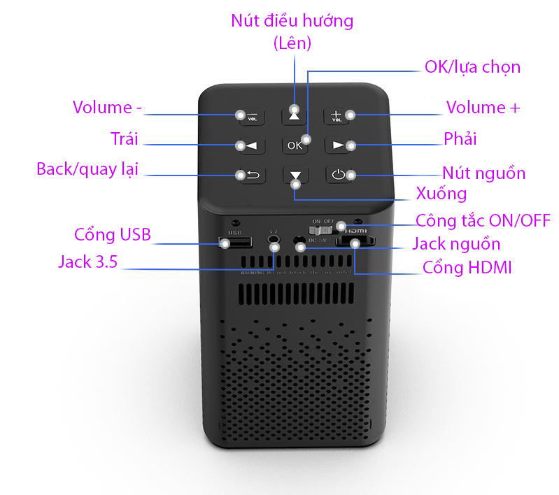 Máy chiếu Android mini C900 Toumei