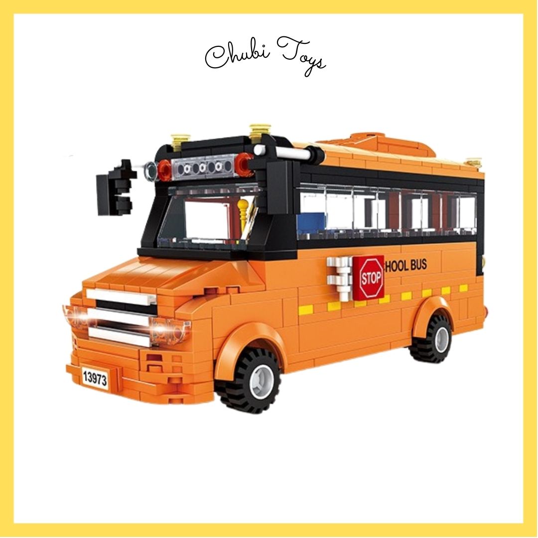 Lắp ghép lego xe buýt các mẫu Minicity Bus và Sightseeing Bus - Lắp ghép Xe Bus 231 và 546 mảnh