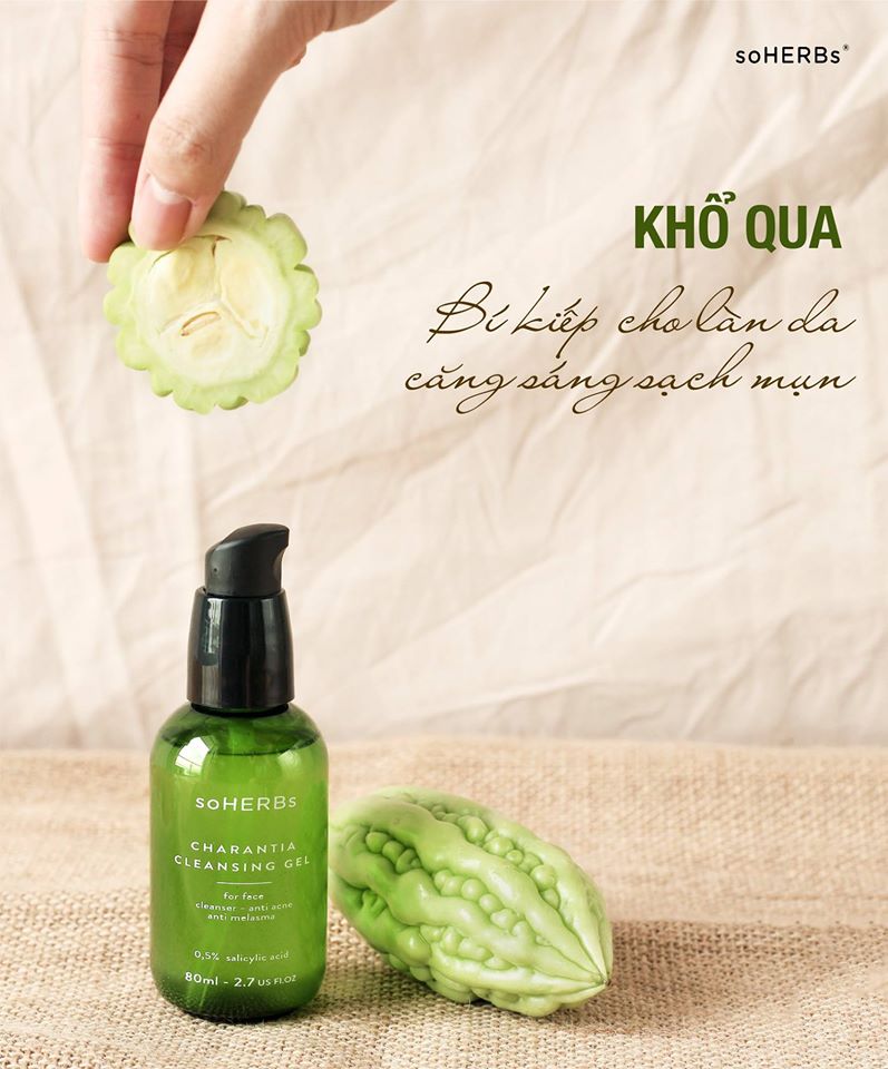 Sữa Rửa Mặt Soherbs sạch sâu giảm mụn 80ml
