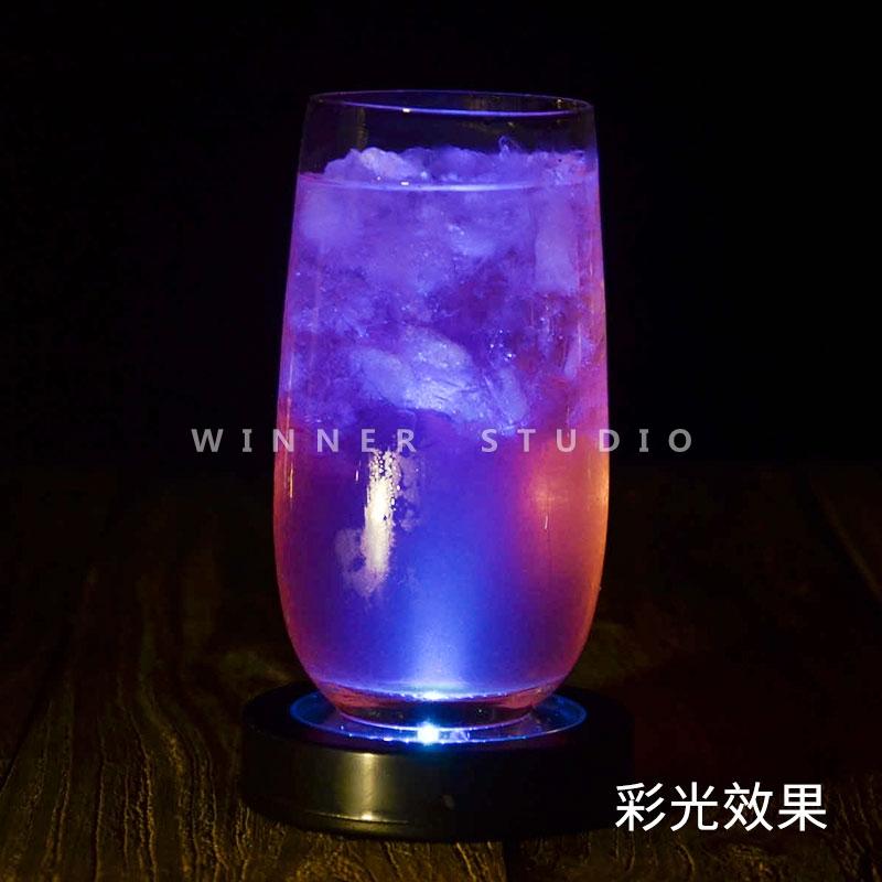 Đèn Led Quán Bar Phát Sáng Lót Cốc Cocktail Cơ Sở Đèn Phát Sáng Bartender Trà Sữa Lót Ly Ly Cuối Đèn Phát Sáng