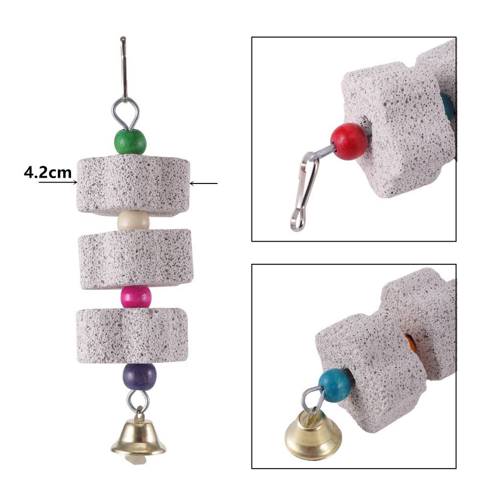 BỘ ĐỒ CHƠI CHO CHIM VẸT GỒM 6 MÓN