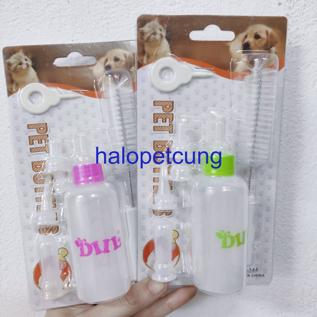 Bộ Bình Ti Sữa Cho Chó Mèo Sơ Sinh