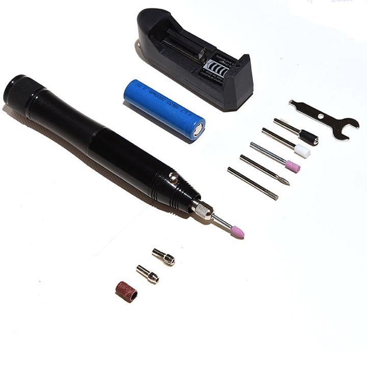 [HCM]Máy Khoan Mài Khắc Đa Năng Grinder Dùng Pin