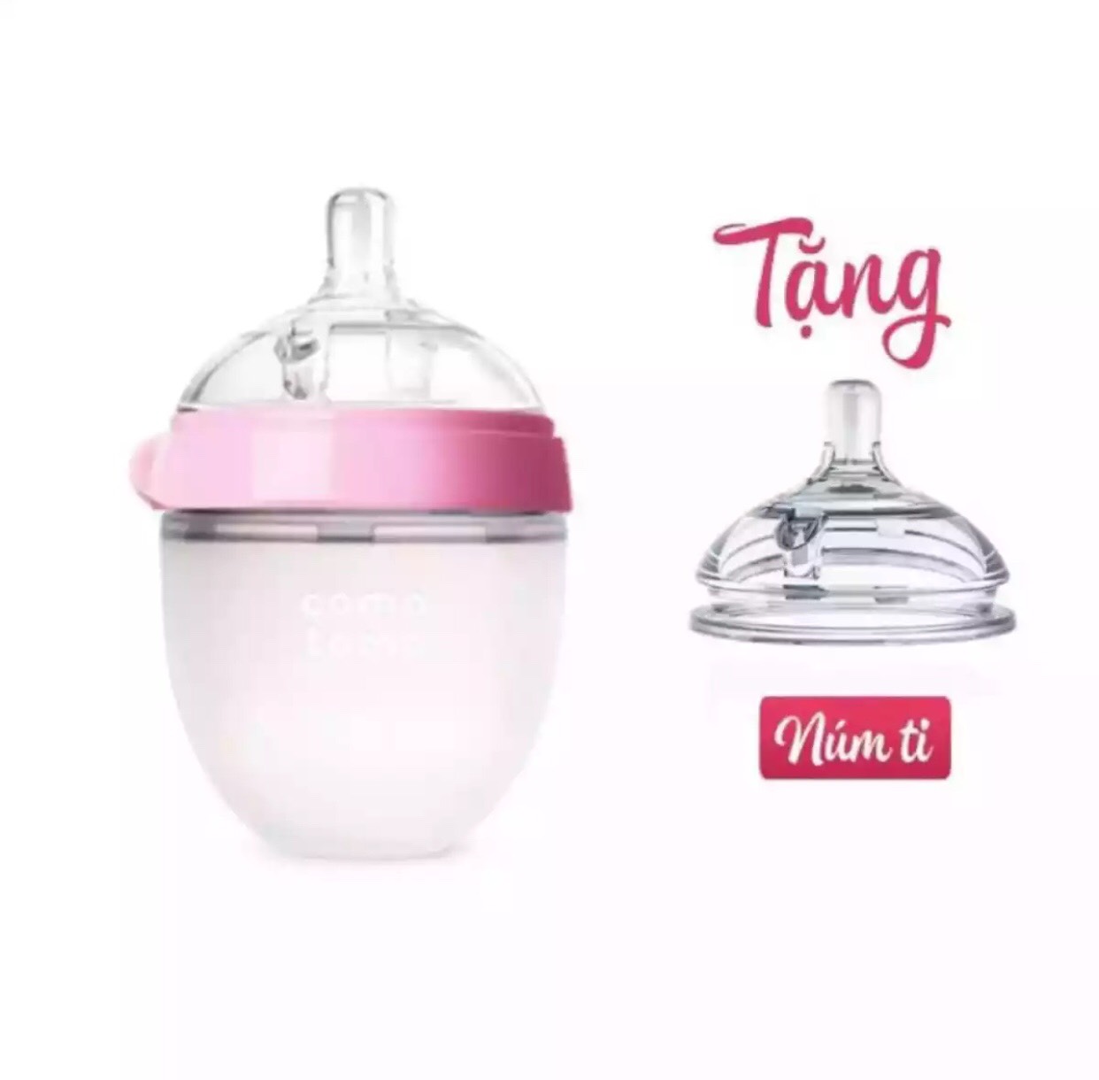 Bình sữa comotomo 150ml/250ml đủ màu [Tặng kèm núm ti thay thế]