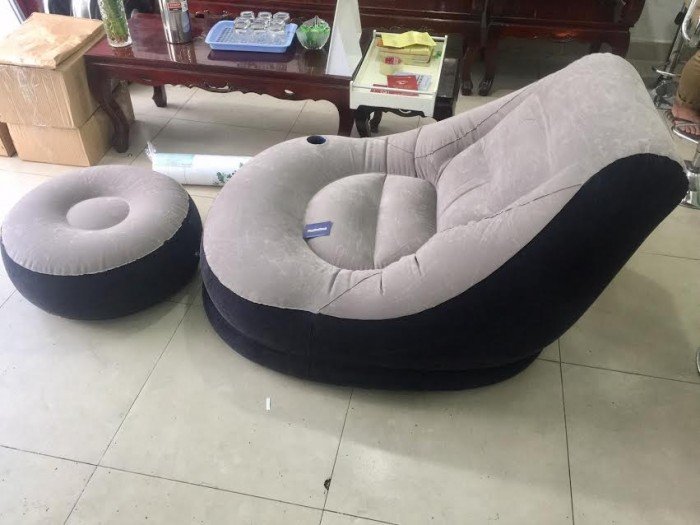Ghế hơi tựa lưng bọc nhung cao cấp