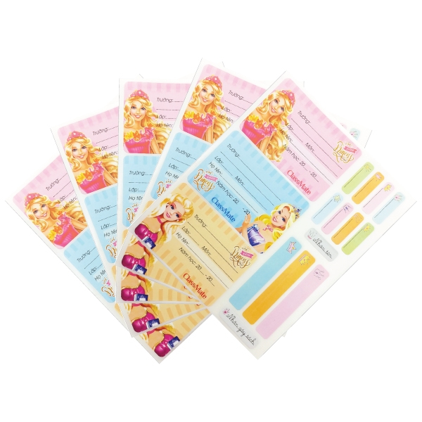 Combo 2 tập Nhãn vở Classmate Princess CL-NT226