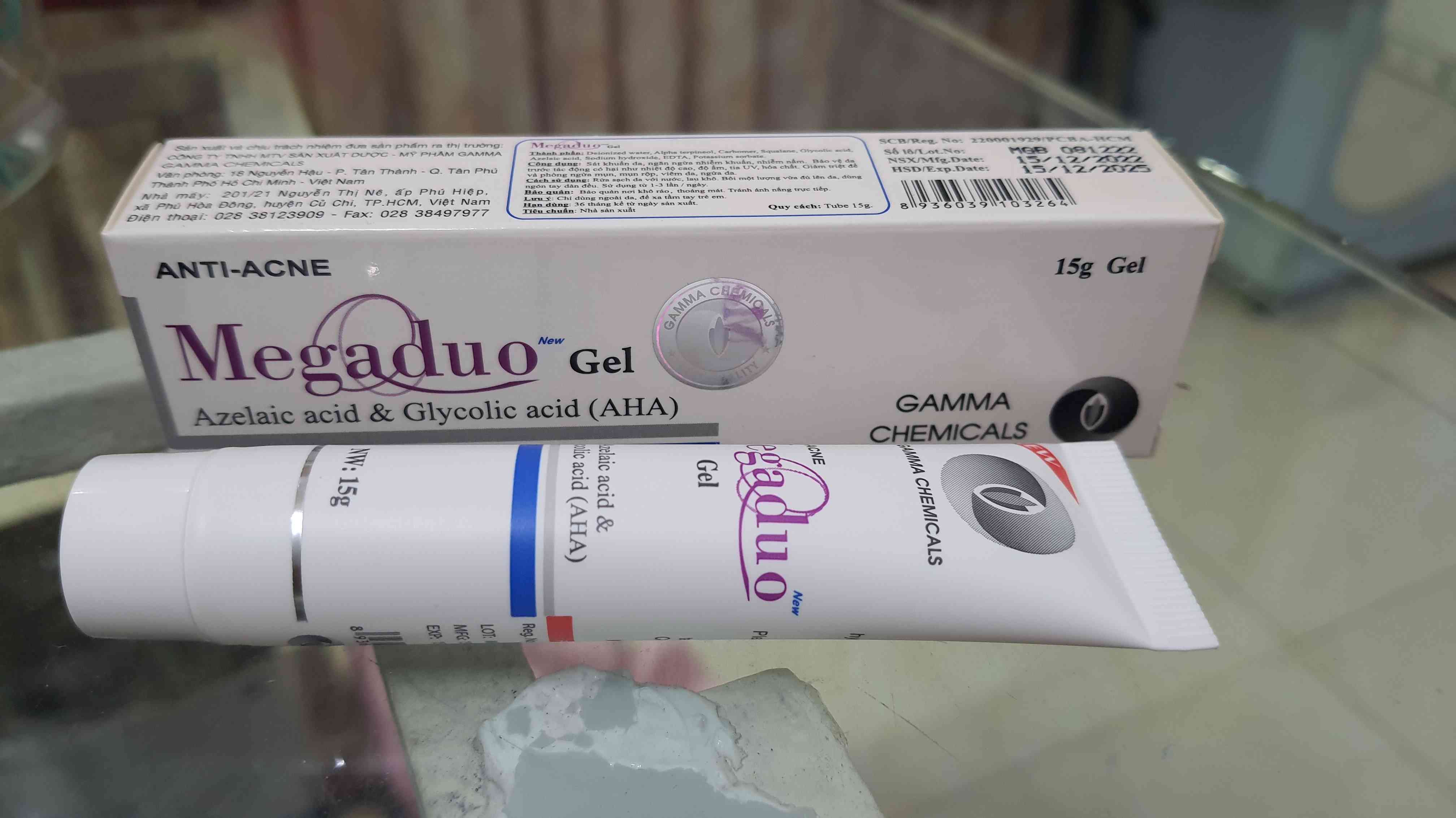 Gel Dưỡng Megaduo Giảm Mụn, Mờ Thâm 15g