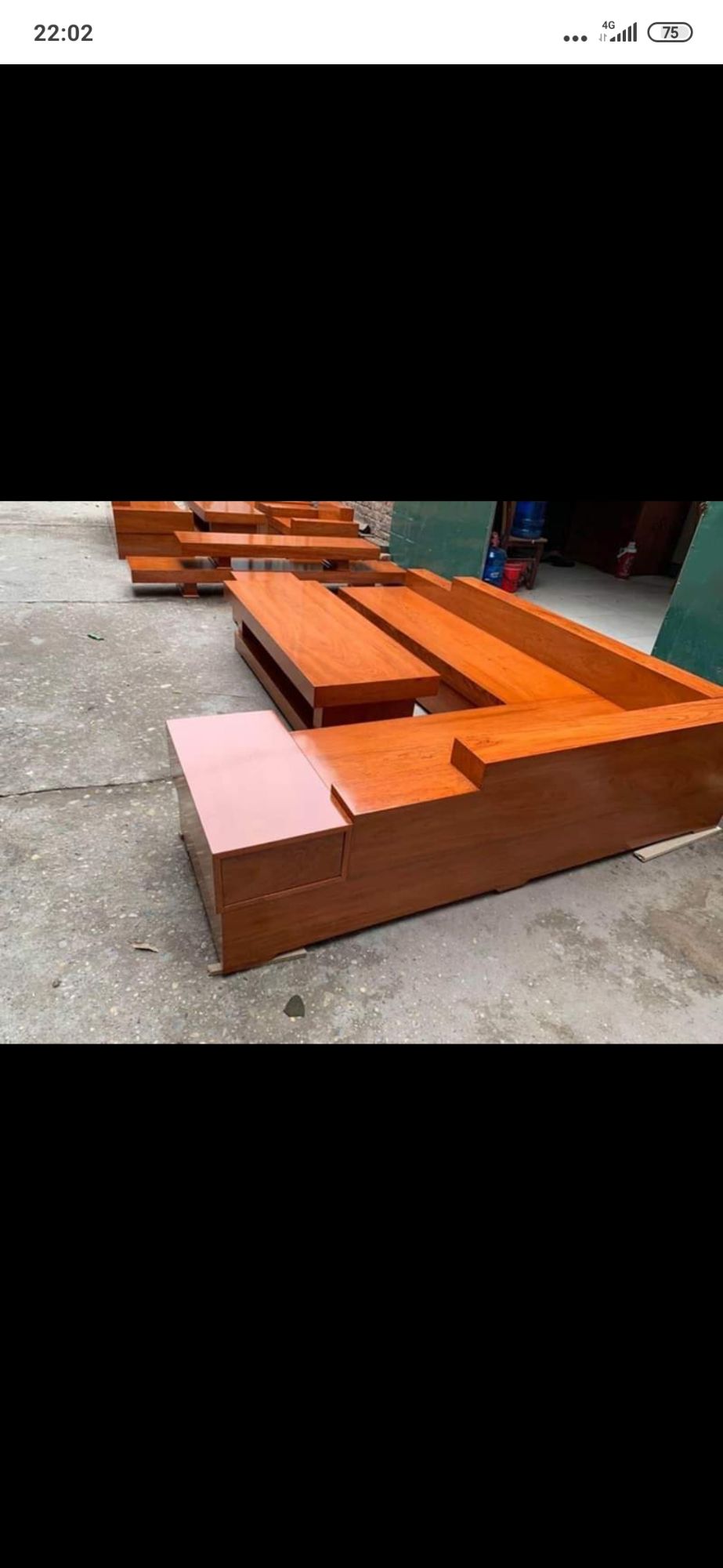 sofa gỗ tự nhiên