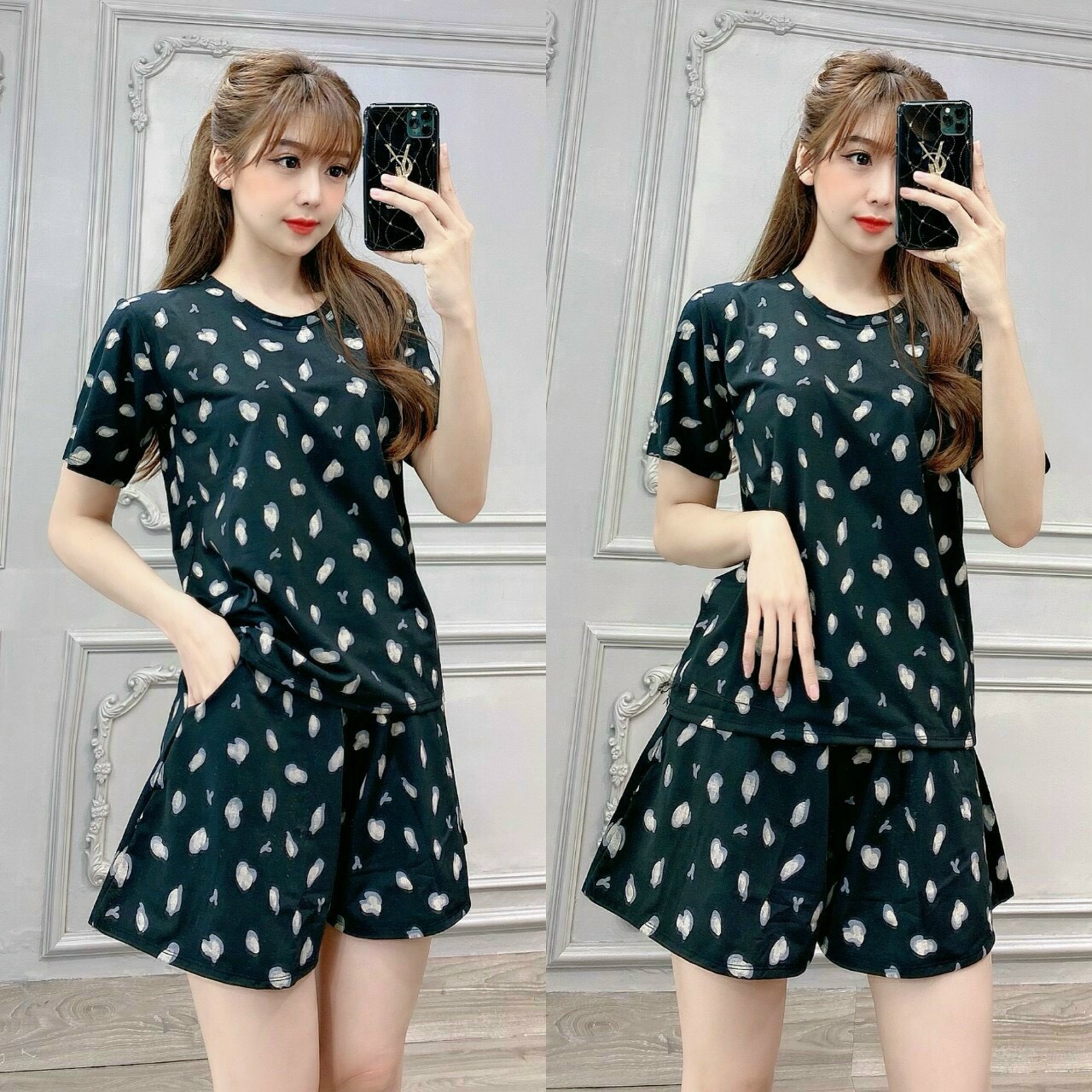 Bộ thun Cotton siêu xinh mặc nhà KME