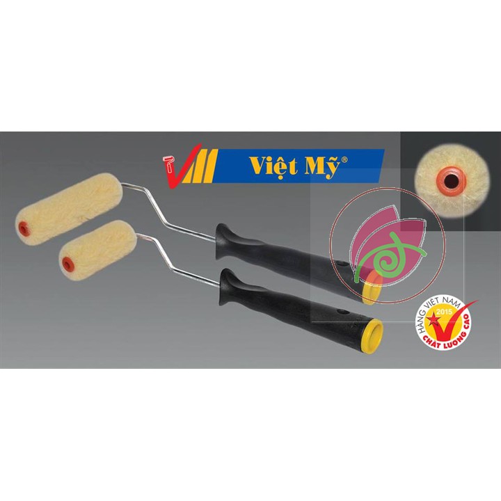 Cọ lăn sơn chỉ mini Việt Mỹ 3cm 6cm 10cm rulo