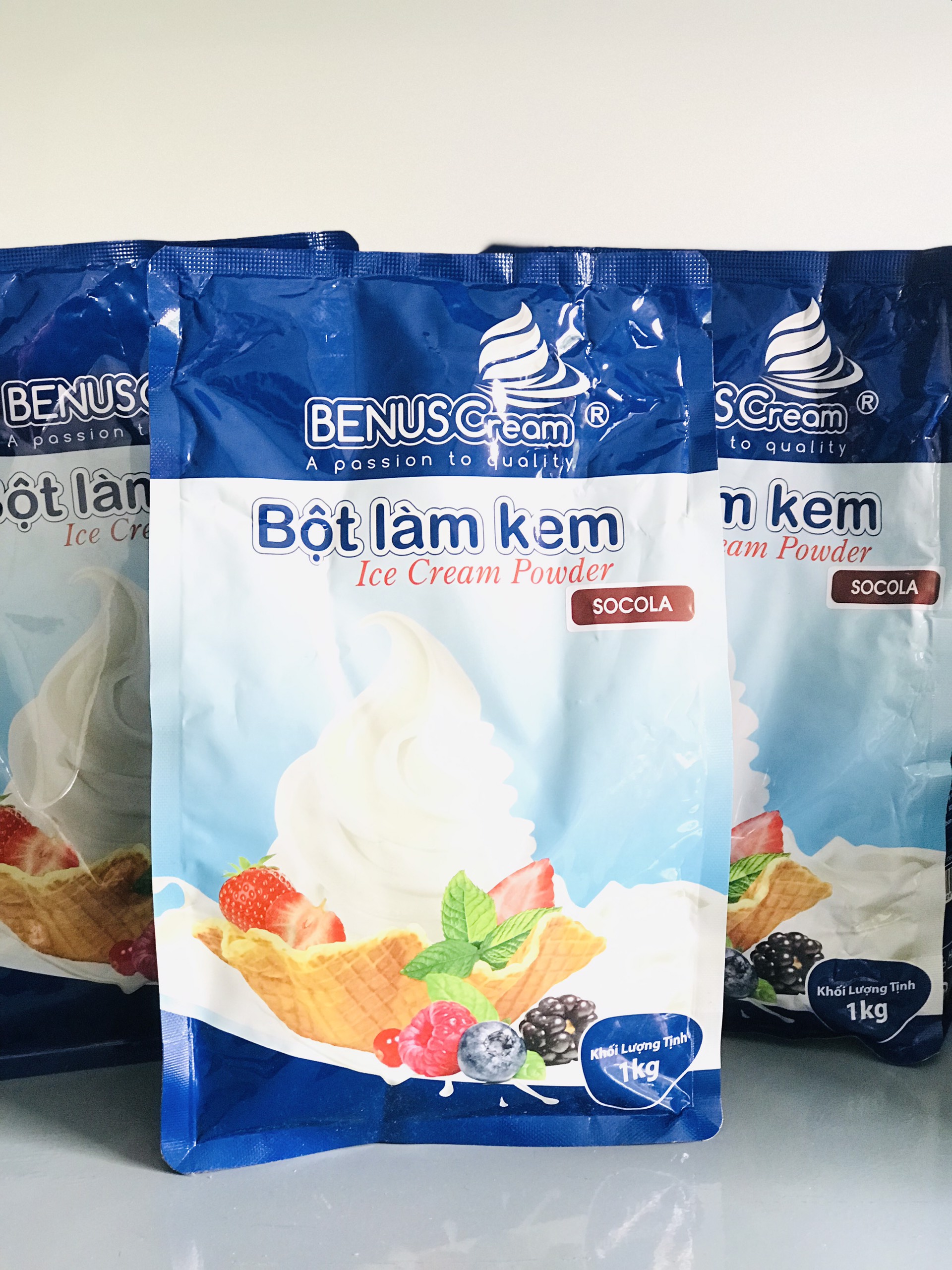 Bột làm kem tươi - Kem Vani