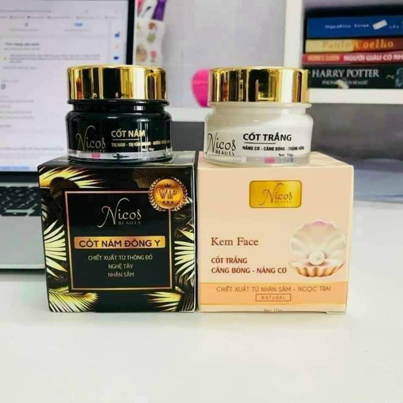 Combo kem cốt nám đông y nicos mẫu mới