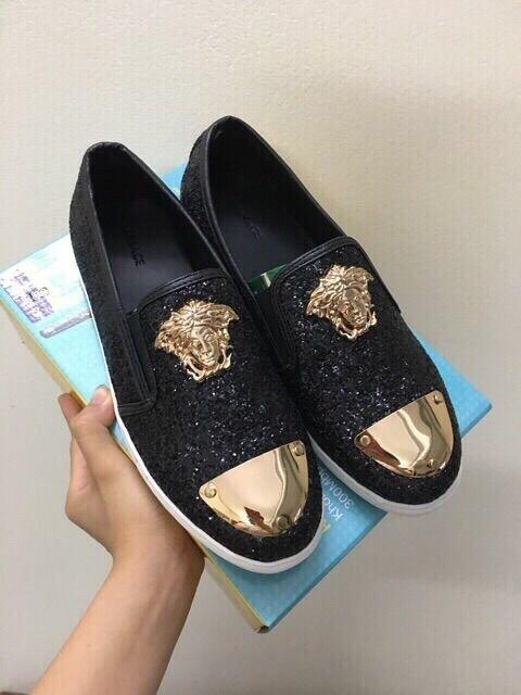 GIẦY LƯỜI NHŨ NAM MŨI VÀNG