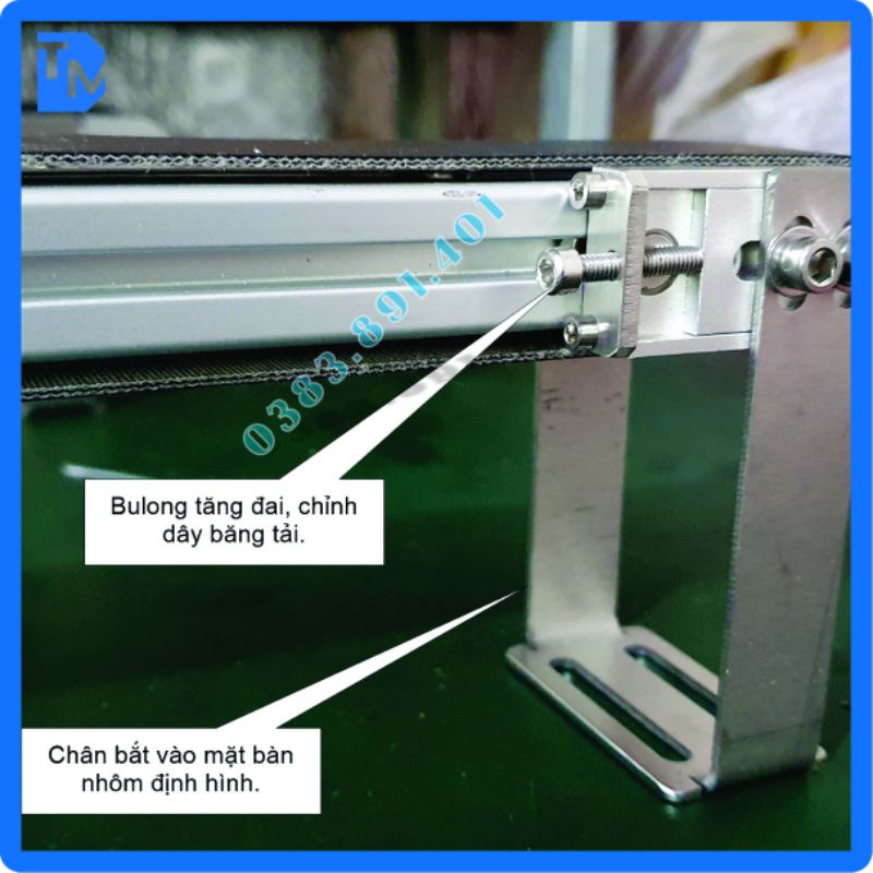 Băng tải mini - Hành trình 500mm