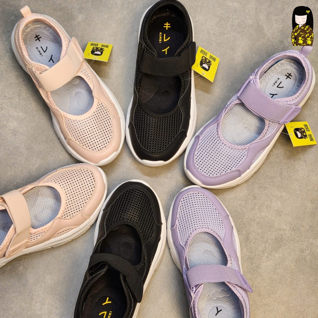 Giày Thể Thao Nữ Kirei Nintai Walk Sneakers BG10 Thoáng Khí