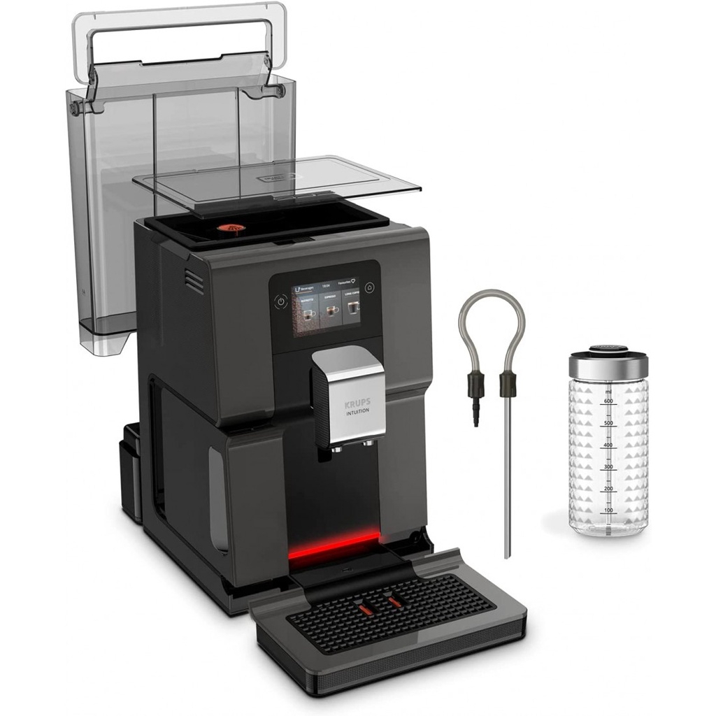 Máy Pha Cà Phê Tự Động Krups EA872B / EA985N, Krups Coffee Maker, Máy Pha Cafe, Espresso, Cappuccino, Áp Suất 15 Bar, Dung Tích 2.3L, 11 Cài Đặt Công Thức Đồ Uống, Nhập Đức, BH 12 Tháng