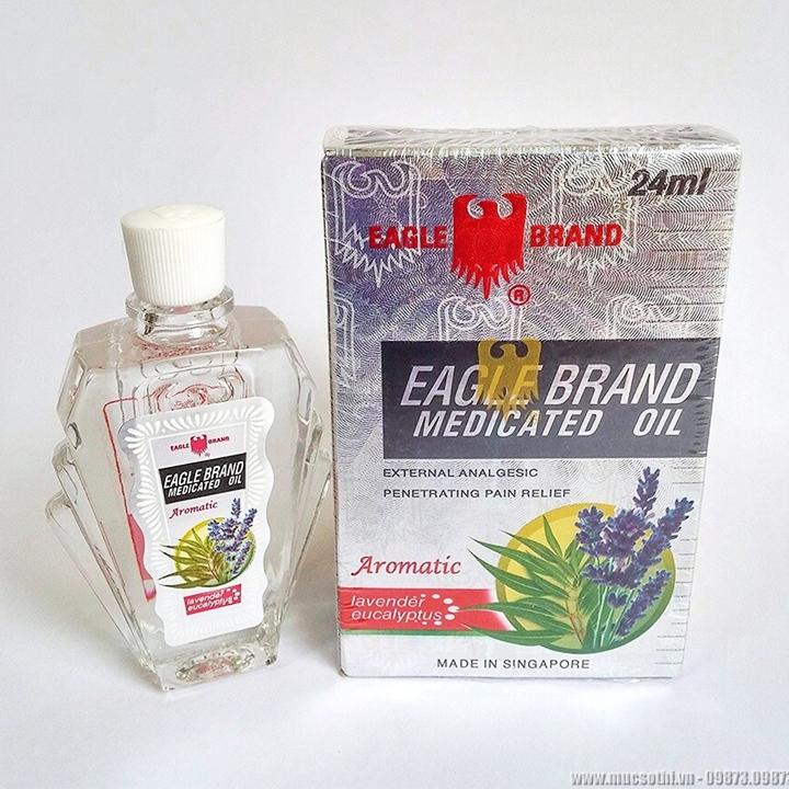 Dầu Gió Eagle Brand Con Ó Hộp 24ml (Trắng)