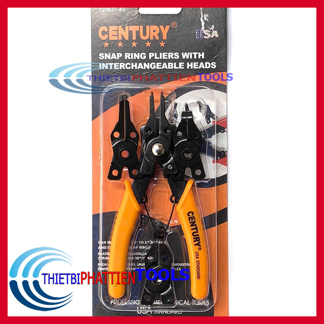 Bộ kìm kềm mở phe đa năng 4 đầu century mã 120627-4s thép cr-v