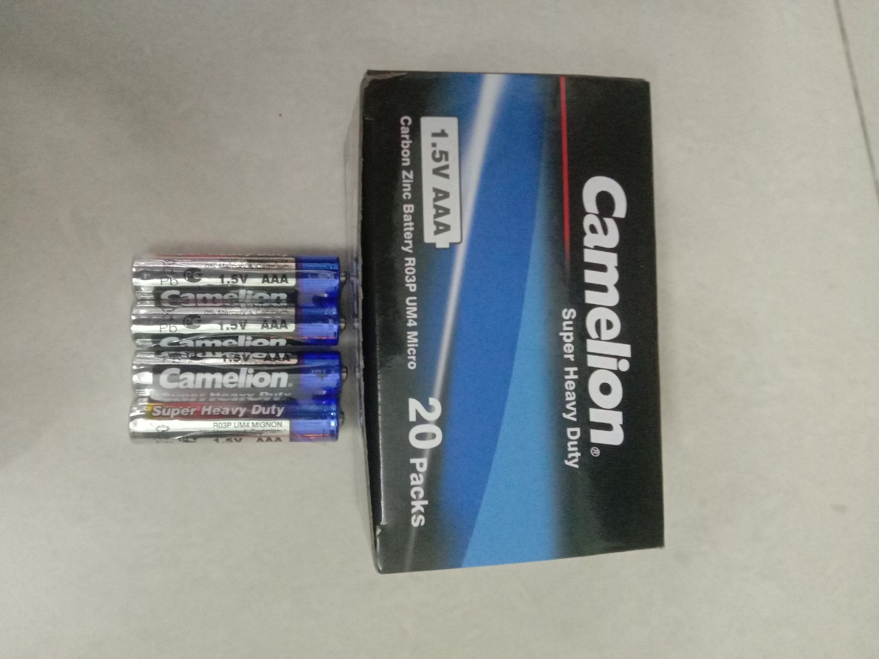 Combo 5 cặp PIN CAMELION AA,AAA(15V và 9V)