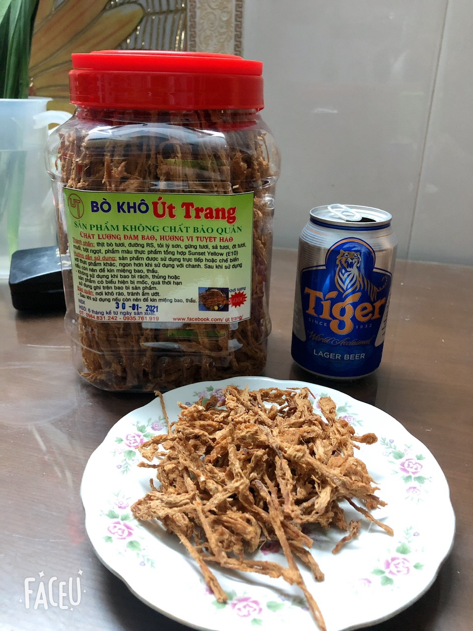 Khô bò út trang