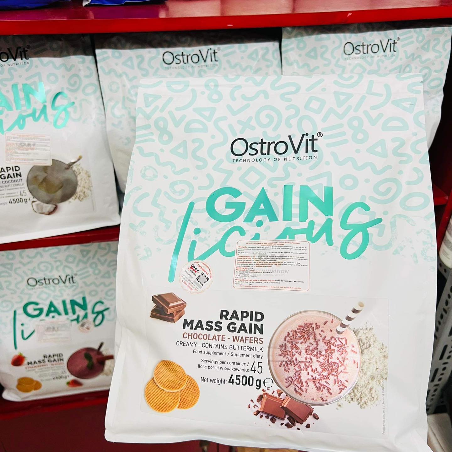 Tăng Cân Tăng CƠ OSTROVIT GAINLICIOUS MASS GAINER