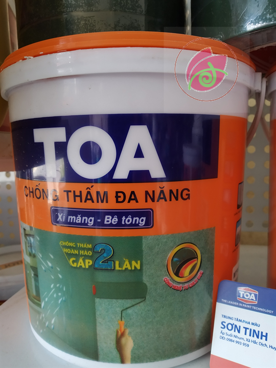 Chất sơn chống thấm đa năng Toa xi măng- bê tông (1kg, 4kg và 20kg)