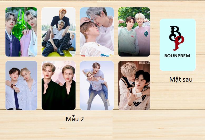 sét 8 card bo góc BounPrem
